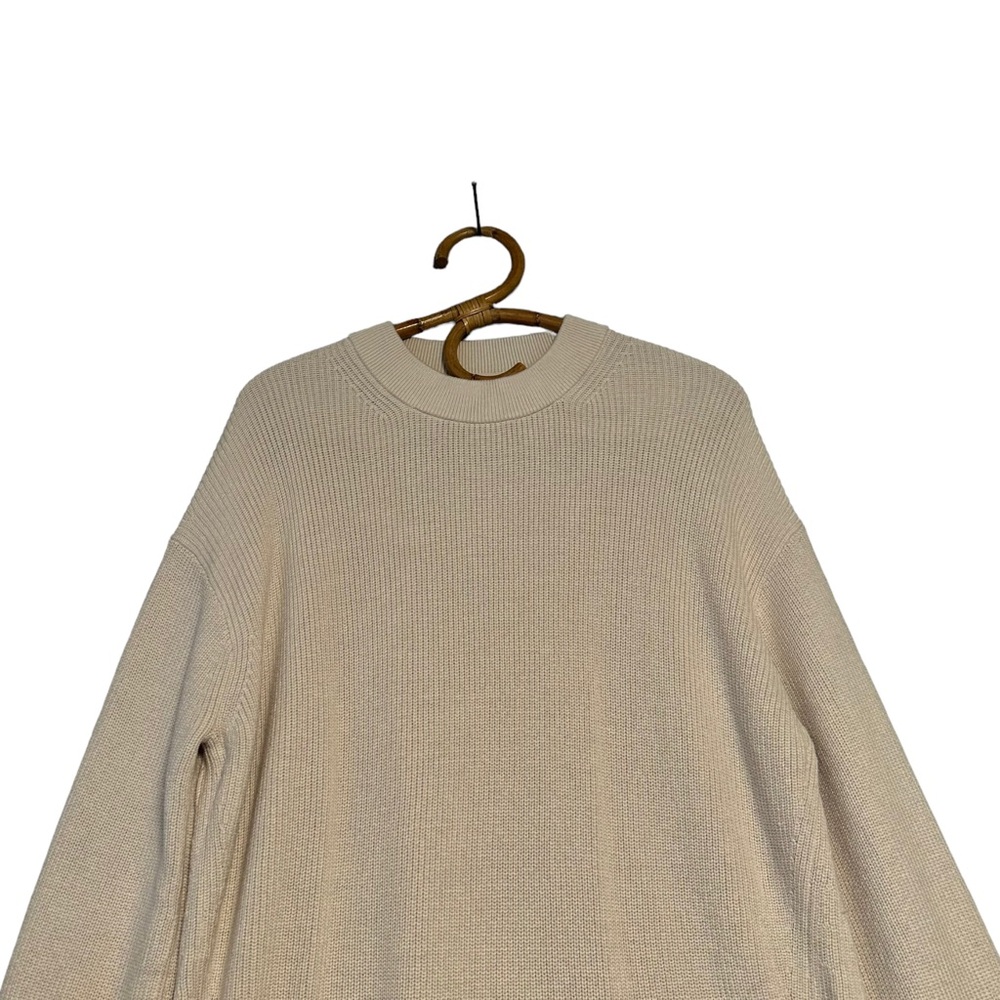 Lululemon | Merino Wool Blend Ribbed Crewneck Sweater White Opal Size 6 - Picture 4 of 14